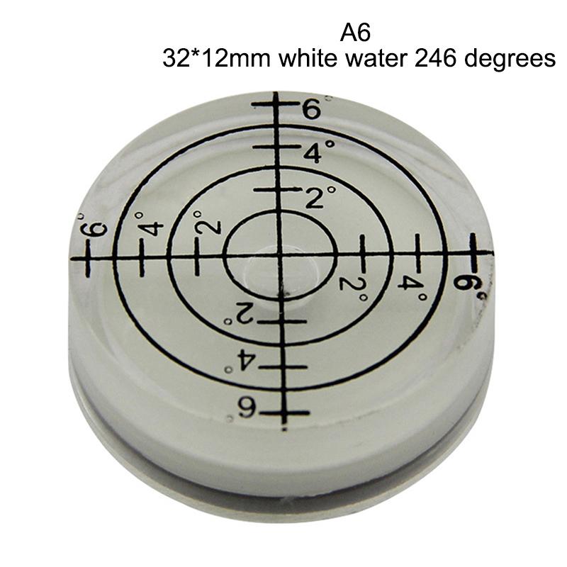 1/3 шт. Горизонтальный пузырьковый уровень, высокоточный экологический уровень Bulls Eye, круглый пузырьковый мини-круглый измерительный комплект