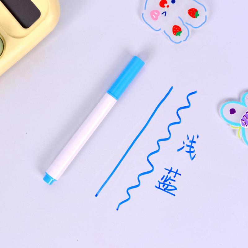 Мелки жидкие смываемые Dingdong - 12 флуоресцентных цветов для классных досок