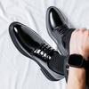 6/8cm Classic Men Derby Shoes Platform Height Increase Dress Shoes Formal Business Elevator Shoes British Wedding Suit Shoes