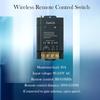 Wireless Remote Switch, AC90-250V RF Remote Control for Pump Security Systems Door Curtain Gate Barriers etc with 3000M