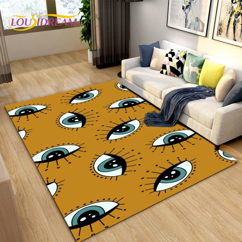 Коврик «Древо жизни» от сглаза, ковер «Хамса Пальма Мандала» для украшения гостиной, детский игровой нескользящий напольный коврик