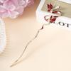 Serpentine U-Shaped Hair Stick Hairpin Snake Butterfly Tassel Hair Stick Coiled Hair Alloy Women Jewelry Hair Accessories