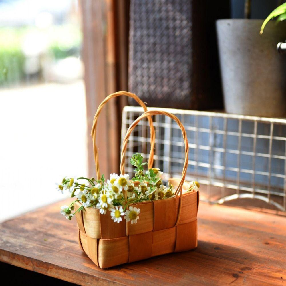 Handwoven Fruit Basket Home Decoration /Restaurant Serving Tabletop Display