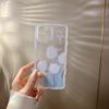 Цветы Подходят для Чехла на Мобильный Телефон Apple Iphone14pro Max 16 Модный Чехол для Мобильного Телефона с Волнистым Краем Высококачественный