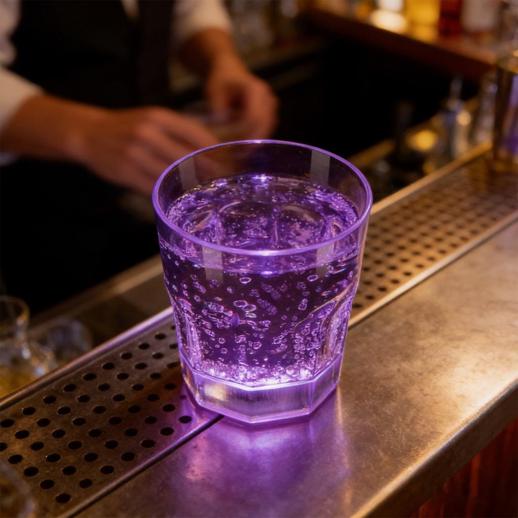 Креативные светящиеся бокалы для вина с активацией водой - Светящиеся фужеры для шампанского и бокалы для вина для вечеринки и домашней атмосферы