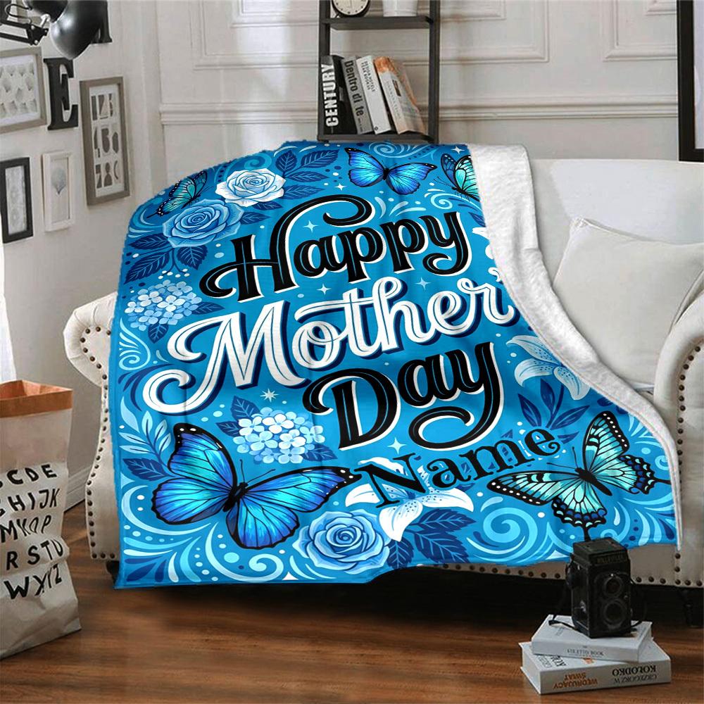 Love You Happy Mother'S Day Cozy Blanket Soft Warm Cozy Perfect For Sofa Couch Office Bed Picnics Four Seasons Universal Cozy Home Lovers Birthday