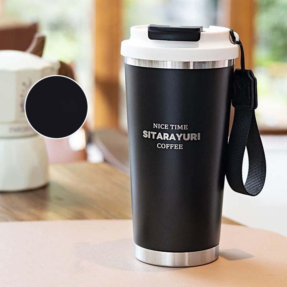 TPR 560ML Drinking Cup 304 Stainless Steel Filter Tea Bottle Fashion Coffee Water Cup Women