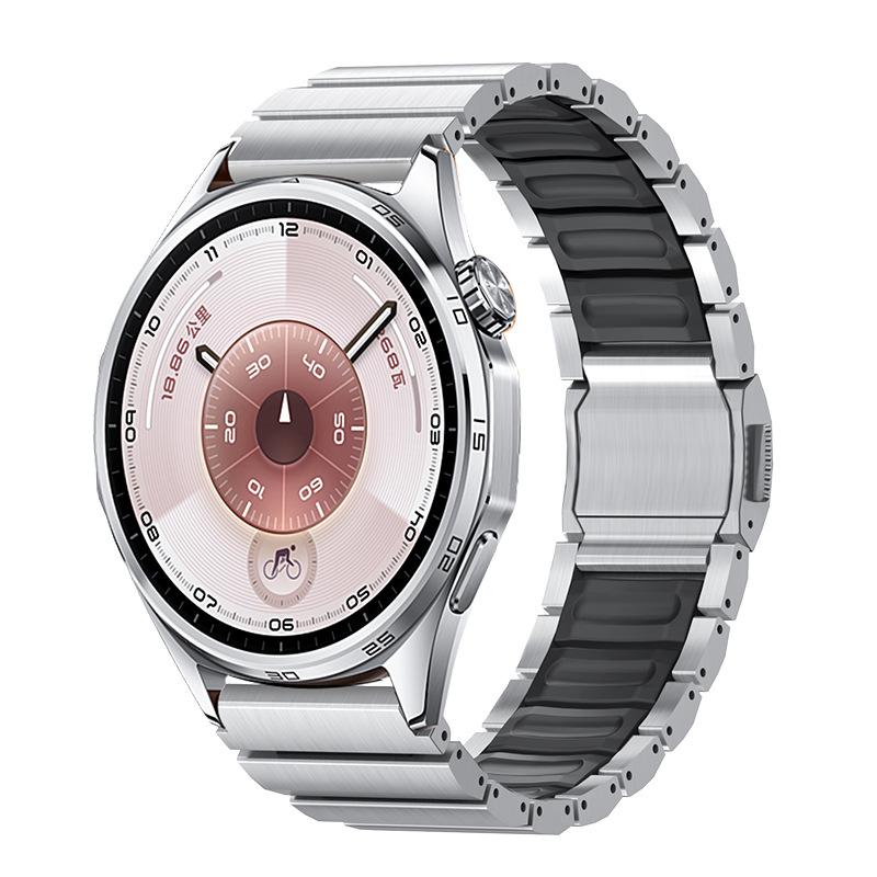 22 мм титановый металлический ремешок для Huawei Ultimate 2 1 Магнитный ремешок для Huawei Watch GT6pro GT5 46 мм Amazfit T-rex3PRO 48 мм