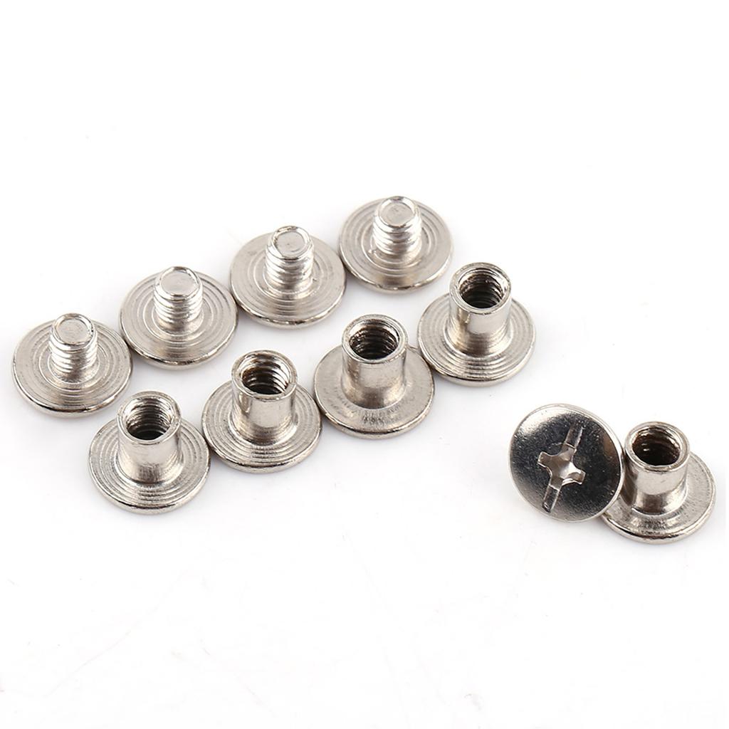 200PCS  Binding Chicago Screws Nail Rivets,    , High Hardness,   for Album, Book Binding Craft