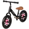 11.2" Balance Bike for 2-5 Years, Toddler Bike with Lighting Wheels, Adjustable Seat & Handlebar, Black