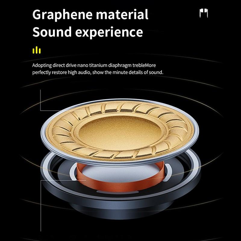 RGB Light Bluetooth 5,3 Беспроводные наушники Бас-гарнитура Стерео наушники-вкладыши Настоящие беспроводные наушники Bluetooth с шумоподавлением