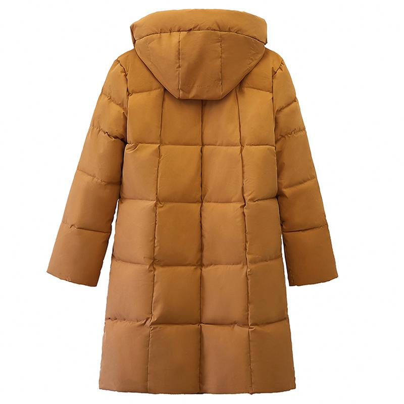 Модные длинные пальто для женщин, свободные толстые теплые женские зимние парки с капюшоном