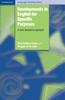 The Developments In English for Specific Purposes Book