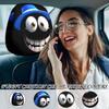 2PCS Funny Big Eyes Car Headrest Covers, Elastic Cartoon Head Rest Protector For Halloween Christmas Decoration Gifts For Driver