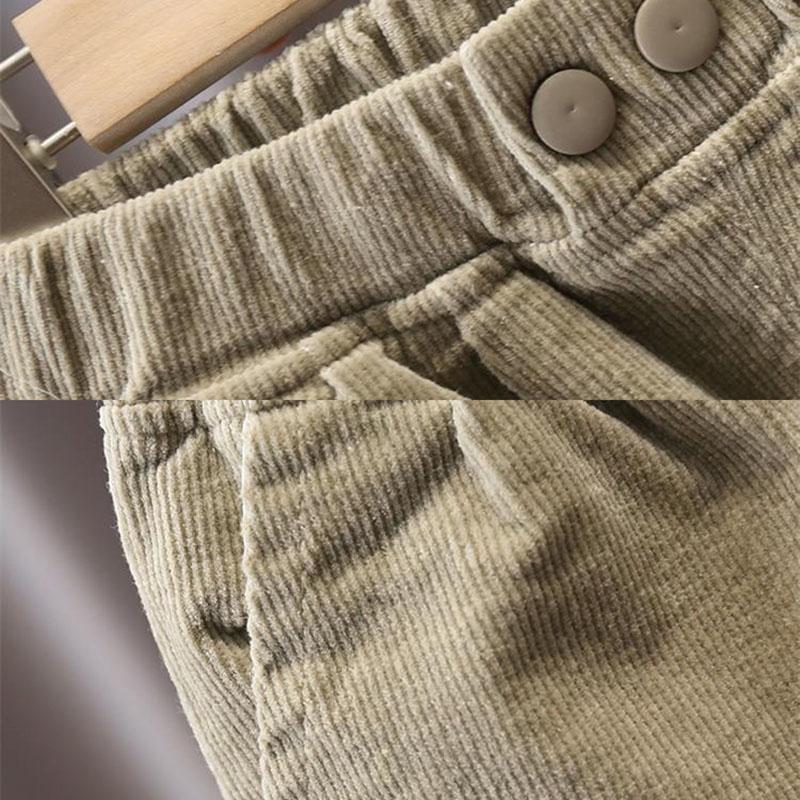 MAITA Boys' Pants Spring and Autumn Baby's Autumn Boys' Pants Children's Handsome Corduroy Casual Pants Casual Pants