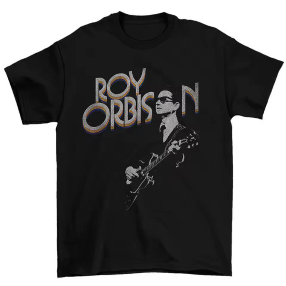 Brand new Roy Orbison classic album T-shirt for men and women. Loose fit pure cotton style suitable for couples, streetwear top