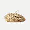 Summer Weave Cap Handmade Painter Hat Fashion Straw Beret  Women