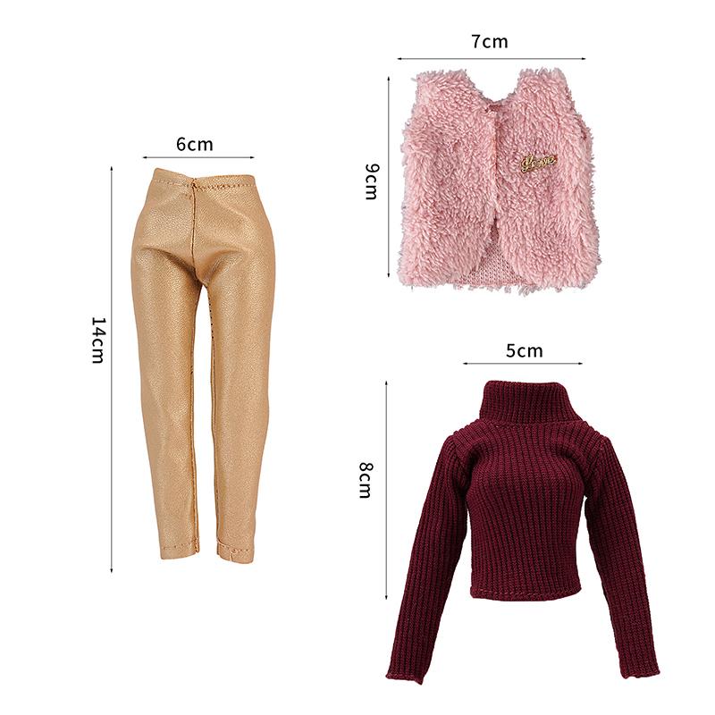 1 комплект одежды для кукол своими руками, обувь, зимние свитера, штаны, одежда для кукол-девочек, аксессуары для кукол 30 см, подарочные игрушки для девочек