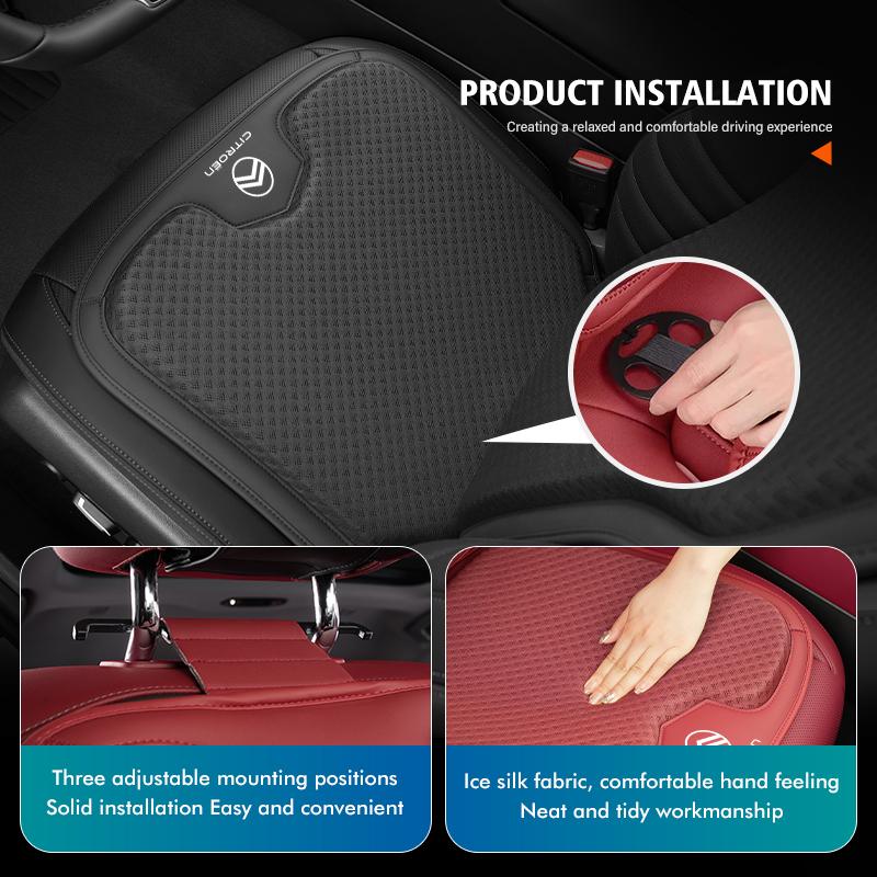 Car Seat Cushion Thicken Breathable Ice Silk Protector Pad For Citroen C5 C1 C2 C6 C4L DS3 DS4 DS5 C-Elysee Grand Berlingo