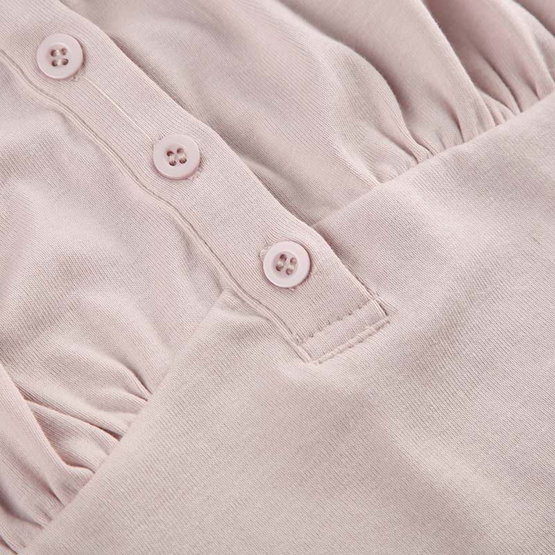 Sweet Button-up Top Women's Summer Cute Slim-fitting Contrast Lace Stitching Bow Square Collar T-shirts Y2K Korean Tees