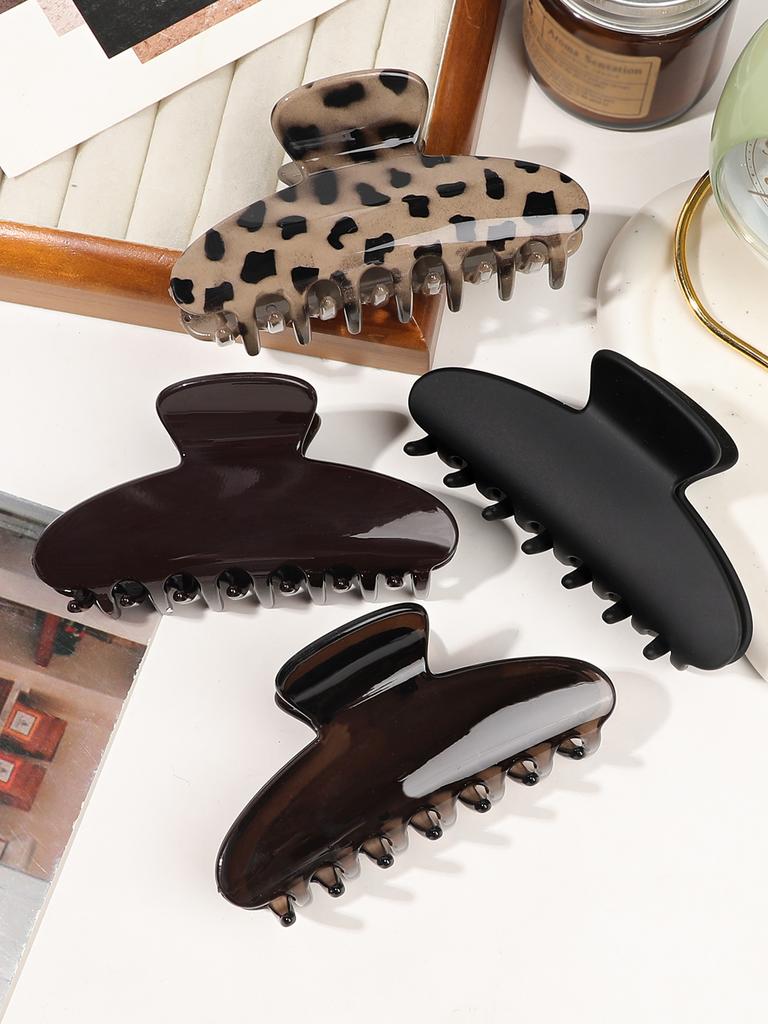 Big Claw Hair Clips for Women Girls Tortoise Hair Jaw Clips Large Hair Claw Clamps Celluloid Hair Clips