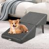 Dog Ramp Foldable All-in-One Dog Ramp And Stool for Bed Couch 13.7" Multifunctional Dog Chair with Ramp for Small Medium Dogs