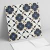 Self-Adhesive Vinyl Kitchen Tiles Floral Pattern on a Background 20x20x20 cm