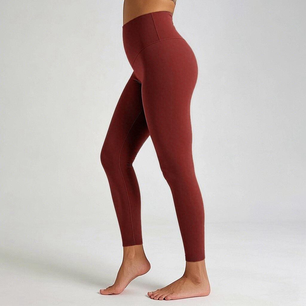 Женские эластичные брюки для йоги телесного цвета с эффектом подтяжки бедер - бесшовные, в стиле Spot Shark