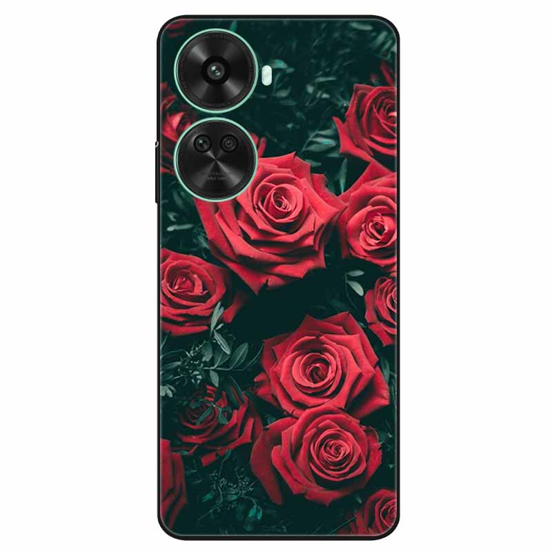 For Huawei Nova 12 SE Case Soft TPU Flowers Beautiful Pattern Phone Cases for Nova12SE Nova 12SE Protect Covers Silicone Capas