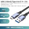 USB Type C Cable 0.2m[POTRRCIUSUER] USB-A To USB-C 10Gbps High Speed Data Transfer USB3.1 Gen2 60W (3A/20V) Fast Charging Type C Charging Cable