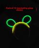 Colorful Fluorescent Dance Accessories: Luminous Sticks, Cheering Props, Stickman Glasses