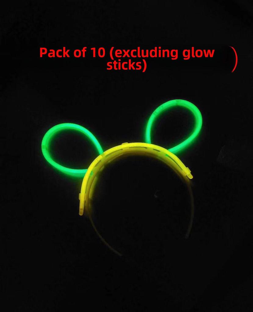 Colorful Fluorescent Dance Accessories: Luminous Sticks, Cheering Props, Stickman Glasses