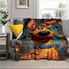 Scoo-dog Adventure Blanket Flannel Blanket for bed, sofa, Camping, Hiking, Picnic Essentials, gift for family Fan gifts
