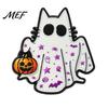 Backpack Decoration Pin Halloween Cartoon Ghost Enamel Brooch, Spooky Metal Lapel Pin, Jewelry Accessory Sweater Cardigan Coat Suit Scarf Decor,