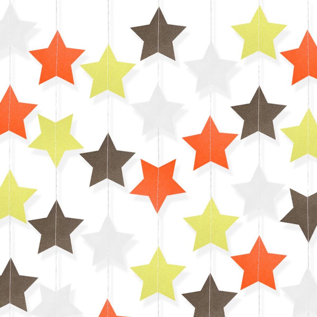 Star-Shaped Sequin Decorations for Weddings and Parties