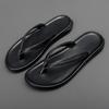 Flats Flip Flop Genuine Leather Men Slippers Summer Top Brand 2024 New Fashion Man Designer Beach Flip-flops Light Comfortable