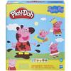 PLAY-DOH - Styles of Peppa Pig with 9 Pots of Non-toxic Modeling Clay - 11 Accessories - Toy for Children - from 3 Years Old - The Heroes