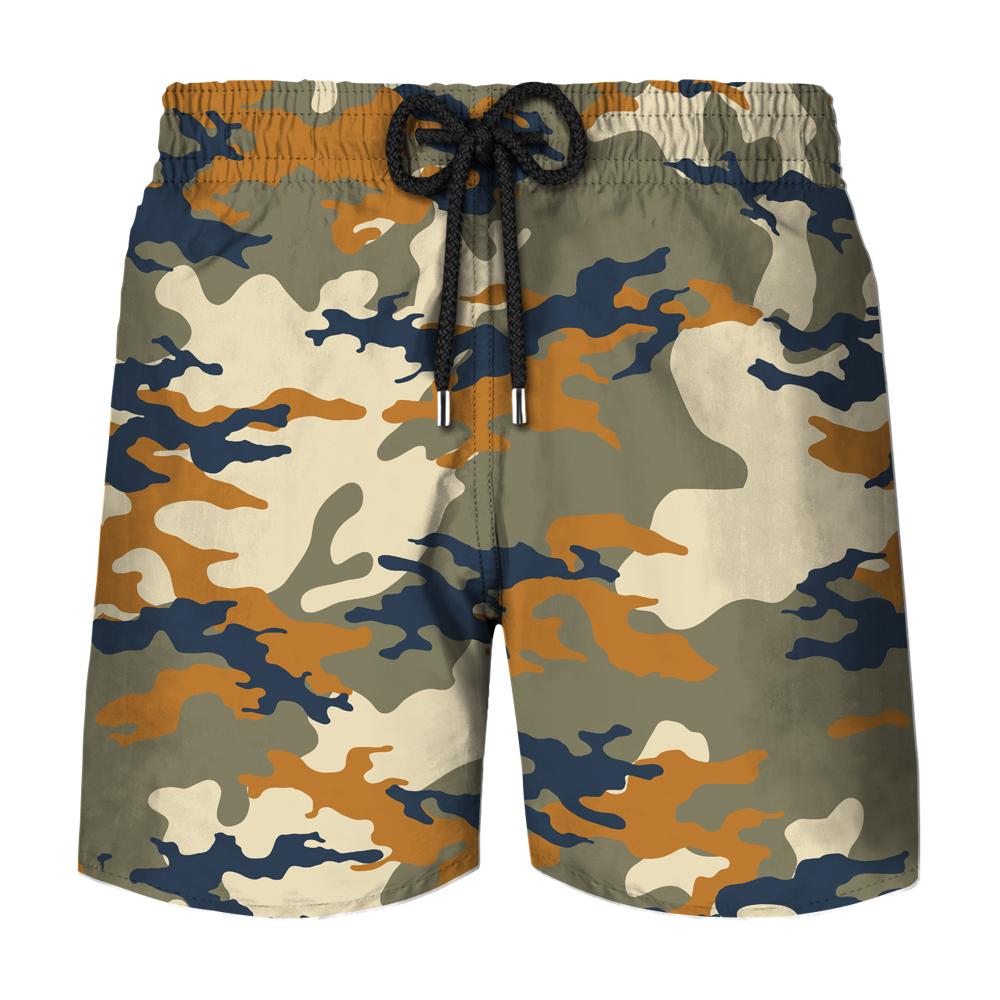 Beach Pant 3D Print Jungle Camouflage Men Swimming Trunks Swimwear Shorts Beach Shorts Swimsuit Surf Board Quick Dry Briefs