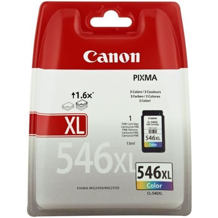 Canon CLI-546 XL High Capacity Color Ink Cartridge (CLI546XL)