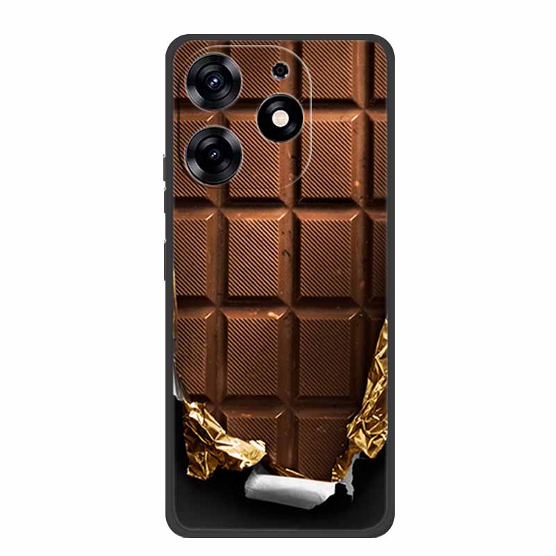 Чехол для телефона Blackview Shark 9, черный силиконовый, мягкий, задняя крышка, Shell Shark9 6.67"