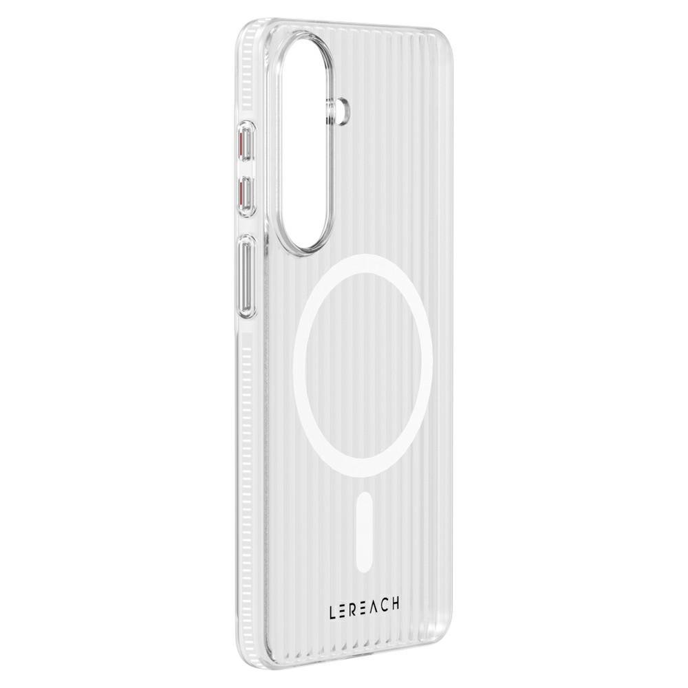 LEREACH TOC Series for Samsung Galaxy S26+ Magnetic Case Flowing Grid PC Phone Cover