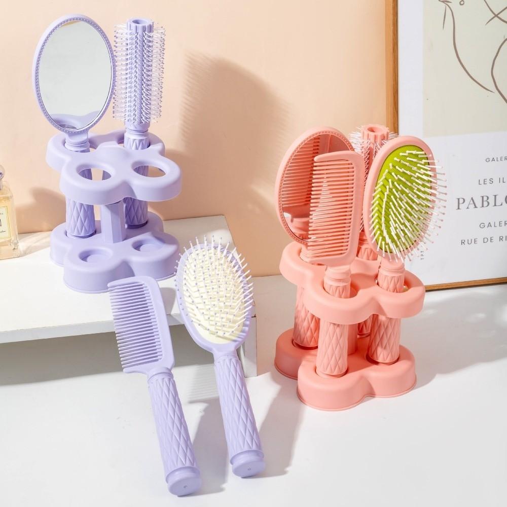 4Pcs Anti-static Hair Comb Set Non-slip Air Cushion Hair Comb Hairbrush Styling Tool