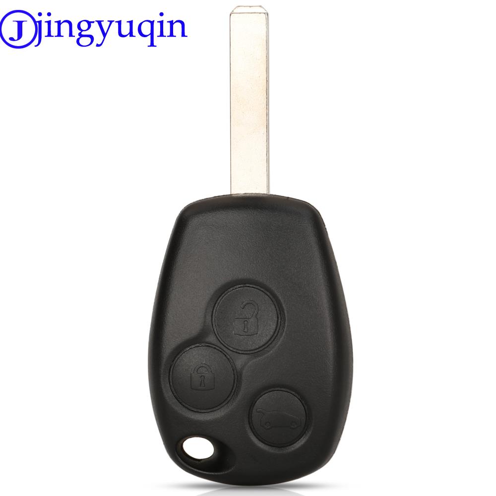 Jingyuqin 3 кнопки сменный корпус дистанционного ключа чехол FOB чехол для Renault Logan Sandero Clio Fluence Vivaro Master Traff