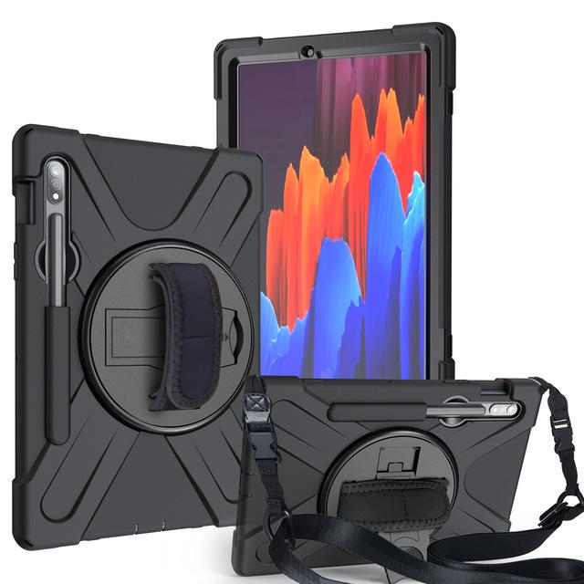 Case For Samsung Galaxy Tab S6 Lite 10.4 P610 P615 Heavy Duty Shockproof Cover S Pen Holder Kickstand Handle Shoulder Strap Case
