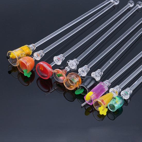 10 шт. мешалки для коктейлей, палочки для коктейлей, пищевые классы, не содержащие BPA, термостойкие, уникальный дизайн, мешалки для напитков, длинные палочки
