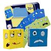 Face Change Expression Puzzle for Kids Building Blocks Montessori Cube Table Games Early Educational For Children Kids Toys Gift