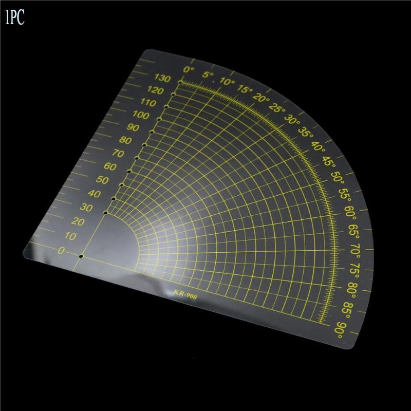 1 шт. швейные инструменты для пэчворка скрапбукинг круг веер линейка ремесло