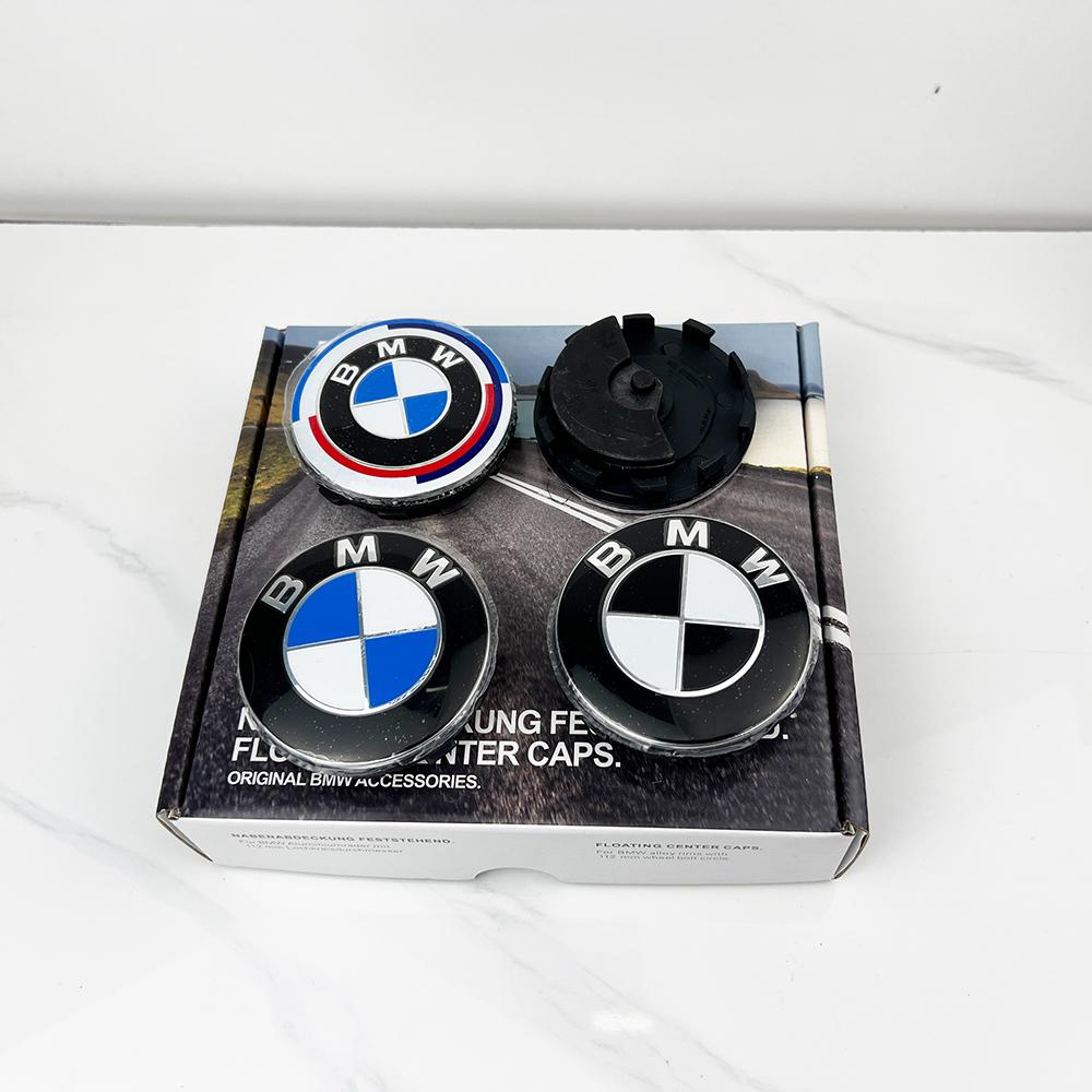 AWROY1 4Pcs 56mm 68mm Floating Wheel Center Caps ABS Hub Logo Covers for BMW E90 E92 F30 F10 X1 X3 X5 X6 M3 M5 M6 Performance Auto Styl
