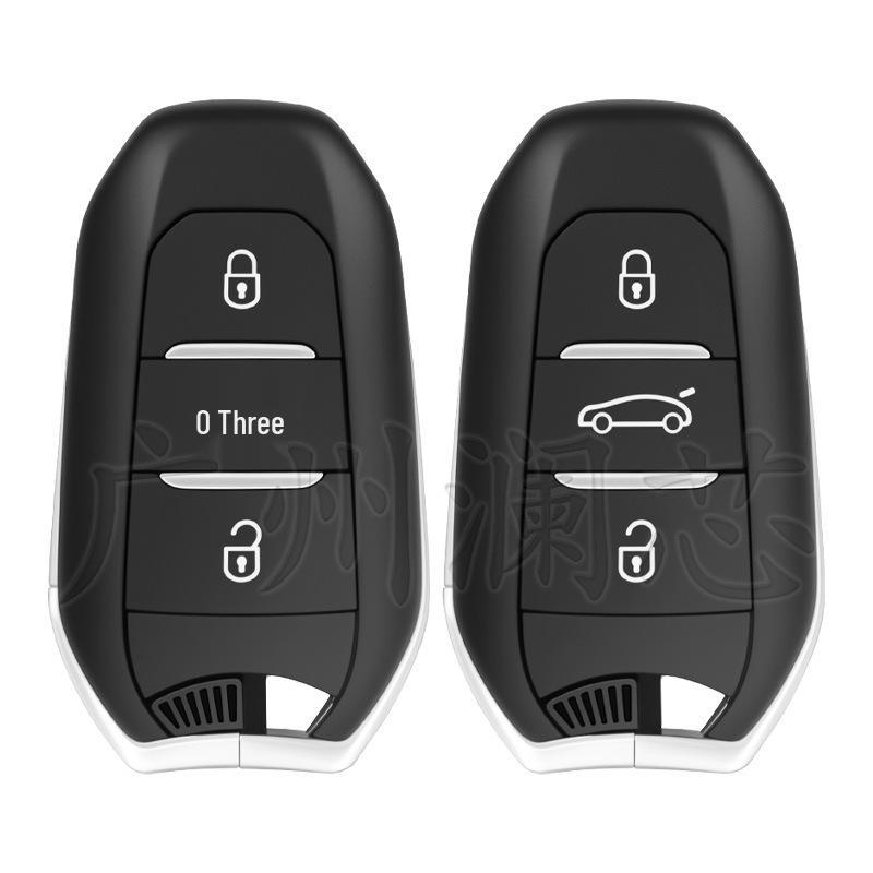 Совместимо для Peugeot Citroen DS 3-кнопочный смарт-ключ 433 МГц чип 4A/46 Пульт VA2/HU83