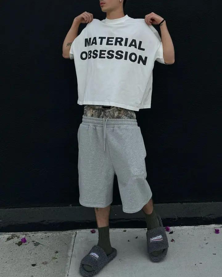 Американский новый стиль Harajuku камуфляжные шорты с двойным верхом для мужчин и женщин в стиле хип-хоп с высокой талией уличные спортивные хлопковые брюки